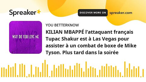 KILIAN MBAPPÉ l’attaquant français Tupac Shakur est à Las Vegas pour assister à un combat de boxe de