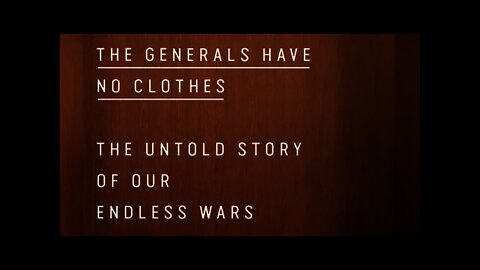 Author William M. Arkin discusses The Generals Have No Clothes: The Untold Story of Our Endless Wars