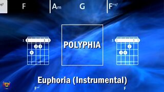 POLYPHIA Euphoria FCN GUITAR CHORDS & LYRICS Instrumental