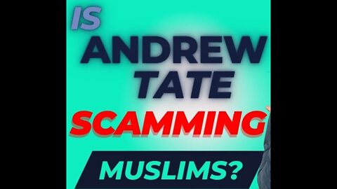 Andrew Tate Fake Muslim