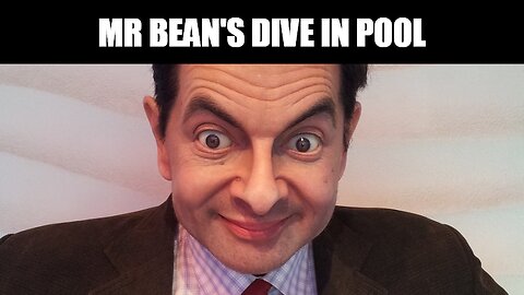 Mr Bean's Funny Dive In Pool