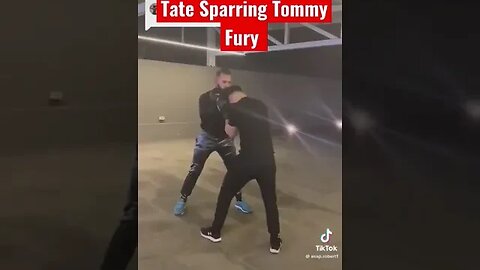 Andrew Tate DROPS Sparring Partner Tommy Fury #andrewtate #ufc #boxing