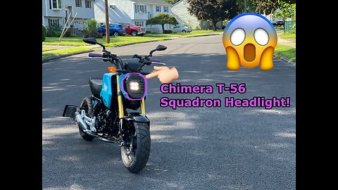 2024 HONDA GROM Chimera T-56 BAJA HEADLIGHT INSTALL