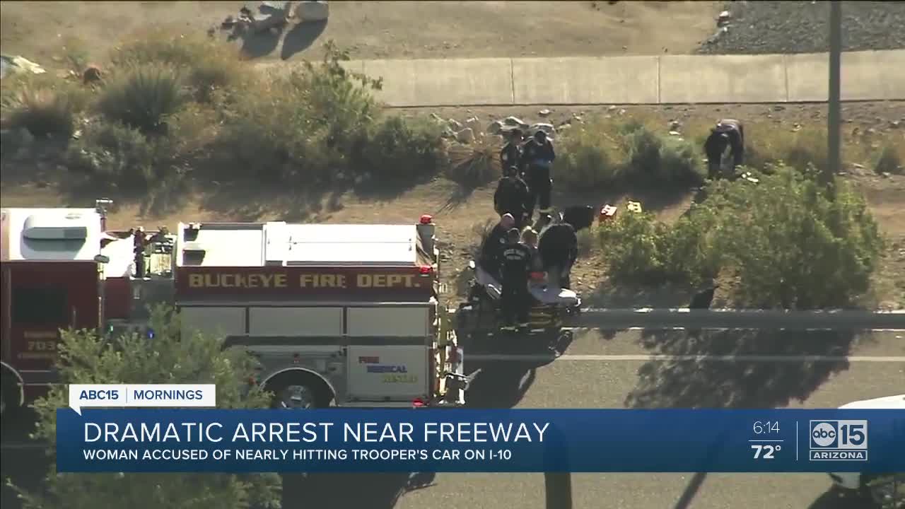 Video shows dramatic arrest of driver accused of nearly hitting DPS ...