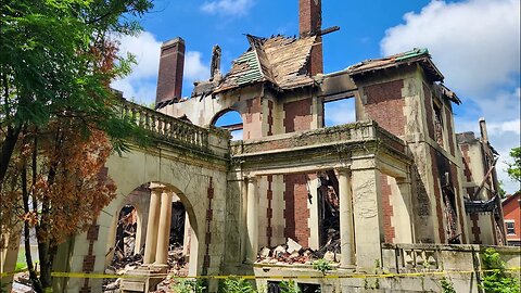 Traxler Mansion Destroyed by Fire