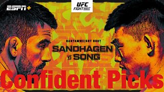 UFC Fight Night Sandhagen Vs Song Most Confident Picks