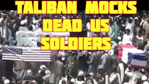 Taliban Taunt Joe Biden with Mock US Funeral in Streets of Kabul (VIDEO)