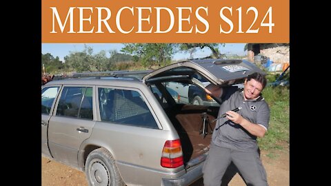 Mercedes Benz S124 W124- Como cambiar la amortiguación del maletero Modelo T Tutorial