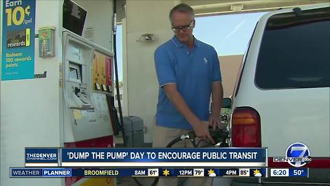 Dump the Pump Day encourages public transit
