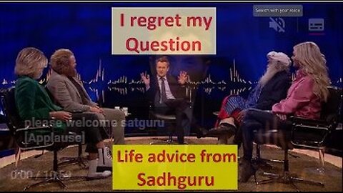 Sadhguru makes a foreign anchor speechless | Best reply