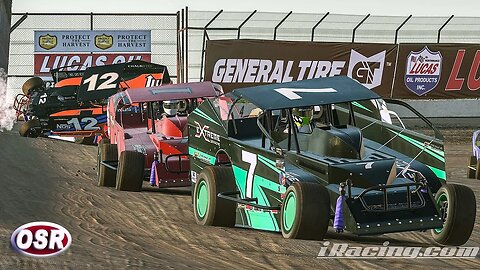 iRacing Dirt 358 Modified Race - Lucas Oil Speedway - Sometimes They Come Unhinged