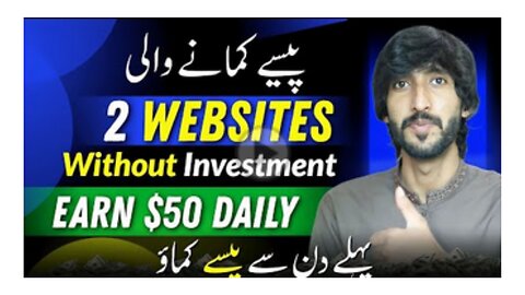 2 Online Earning Real Earning websites without invest