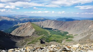 Panorama from the summit of a Colorado Fourteener