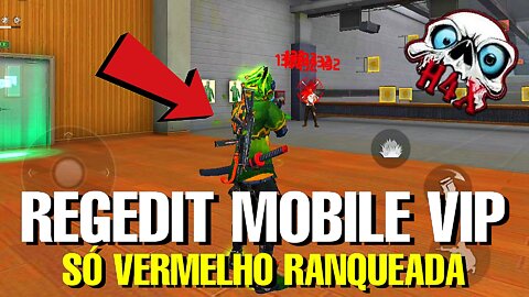 REGEDIT VIP SÓ CAPÃO VERMELHO FREE FIRE 🔥