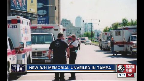 New York City 9/11 first responders reunite at new memorial in Tampa