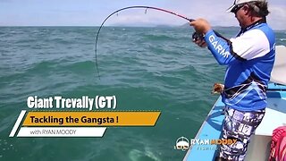 Catching Giant Trevally GT fishing