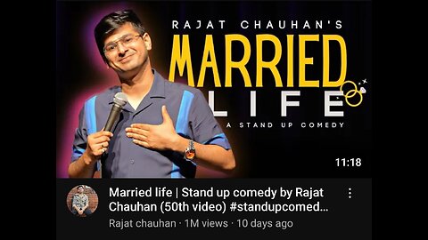 Married life | Stand up comedy by Rajat Chauhan