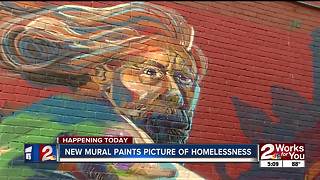 Artist draws attention to homelessness in Tulsa