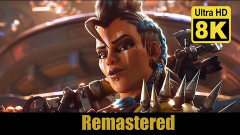 Overwatch 2 Junker Queen Cinematic Trailer The Wastelander 8K (Remastered with Neural Network AI)