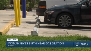 Woman gives birth at gas station in Naples