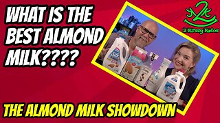 The great Almond Milk showdown | What's the best Almond Milk? | Does almond milk froth?