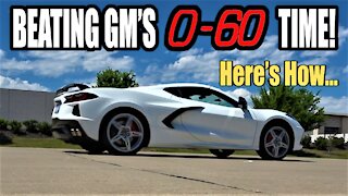 C8 Corvette SECRET Mode to Unlock INSANE 0-60 Times! *Mid Engine C8*