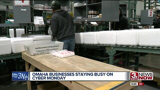 Omaha businesses staying busy on Cyber Monday