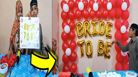 Easy and Quick Red theme Bride Decoration | Red Bride Decoration | Balloon decoration ideas