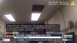 Ohio police officer tases girl