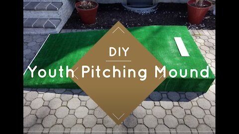 DIY youth baseball pitching mound