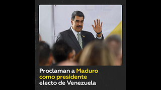 El CNE proclama a Maduro como presidente electo de Venezuela
