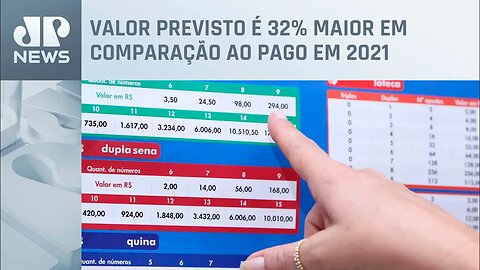 Prêmio estimado da Mega da Virada 2022 sobe para R$ 500 milhões