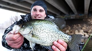 Early spring Pre-Spawn Wisconsin Crappie Fishing (Surprise Catch)