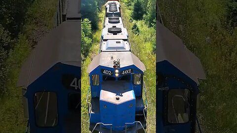I Think This Shot Over The Train Is Awesome! #trains #trainvideo #trainwatching