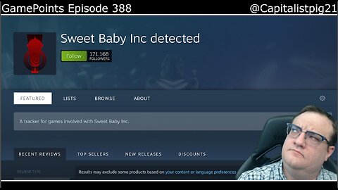 On Sweet Baby and Streisand Effect ~ GamePoints 388