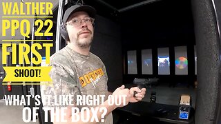 Walther PPQ 22 M2 Tactical 4": First Shoot! How Will It Shoot Right Out Of The Box? We Find Out!