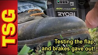 Test Ryobi flap and Ford F-250 brake fix