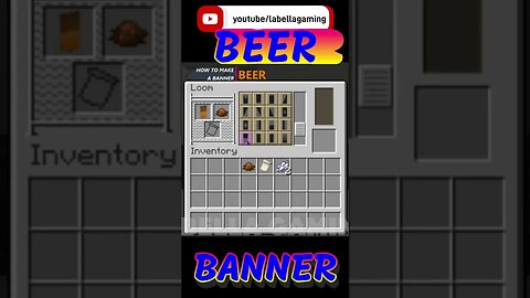 Beer Banner | Minecraft