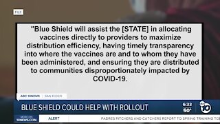 Blue Shield could soon help with COVID-19 vaccination rollout