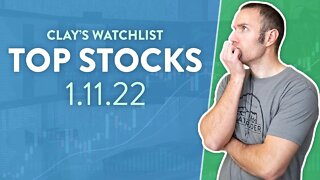 Top 10 Stocks For January 11, 2022 ( $SQQQ, $PSTI, $AMC, $TLRY, $TSLA, and more! )