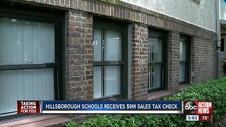 Hillsborough school district gets first payment from new tax