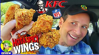 KFC® HOT & SPICY WINGS Review 👴🔥🐔🪽 FIRST LOOK! 🔍👀 Peep THIS Out! 🕵️‍♂️