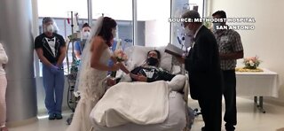 Critically ill COVID-19 patient gets married