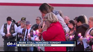 Remembrance ceremony held for BPD Officer Mark Stall