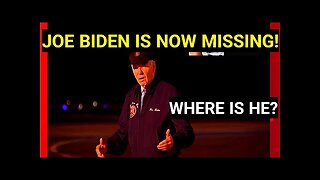 Disturbing! Joe Biden Has Disappeared!!
