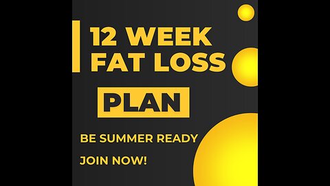 Join our 12 week fat loss plan today!!