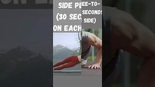 10 Minute Plank Workout for Smaller Waist and Flatter Abs- #shorts