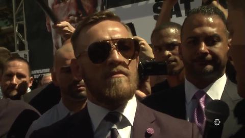 Conor McGregor: 'I believe he'll be unconscious inside of one round.' | Mayweather vs McGregor