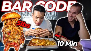 MASSIVE Burger Challenge at Bar Code Las Vegas w/Jacob