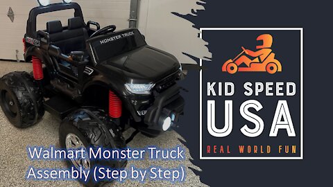 Walmart Monster Truck Assembly